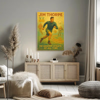 Jim Thorpe Legendary Athlete Poster