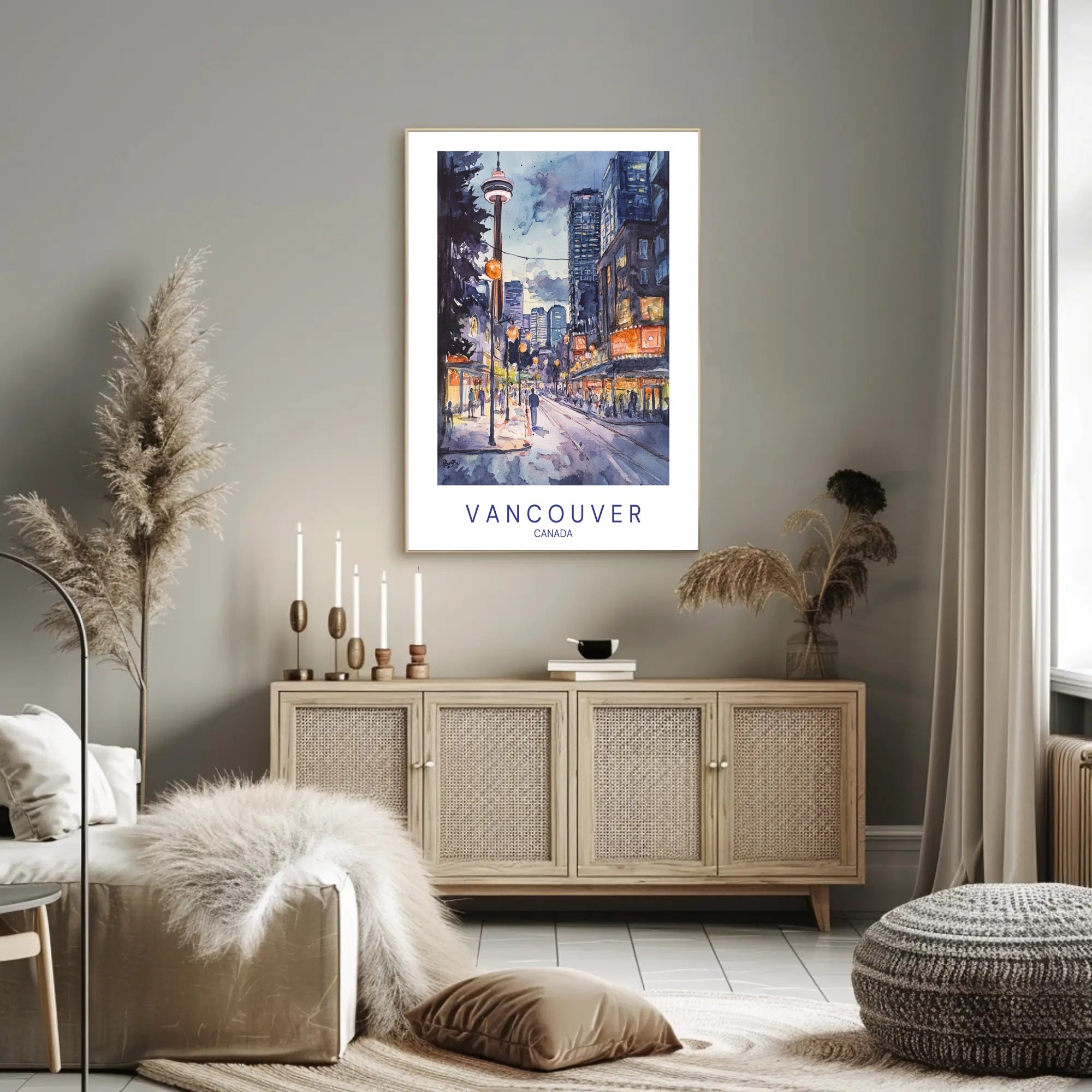 Vancouver Cityscape Poster PosterGoat