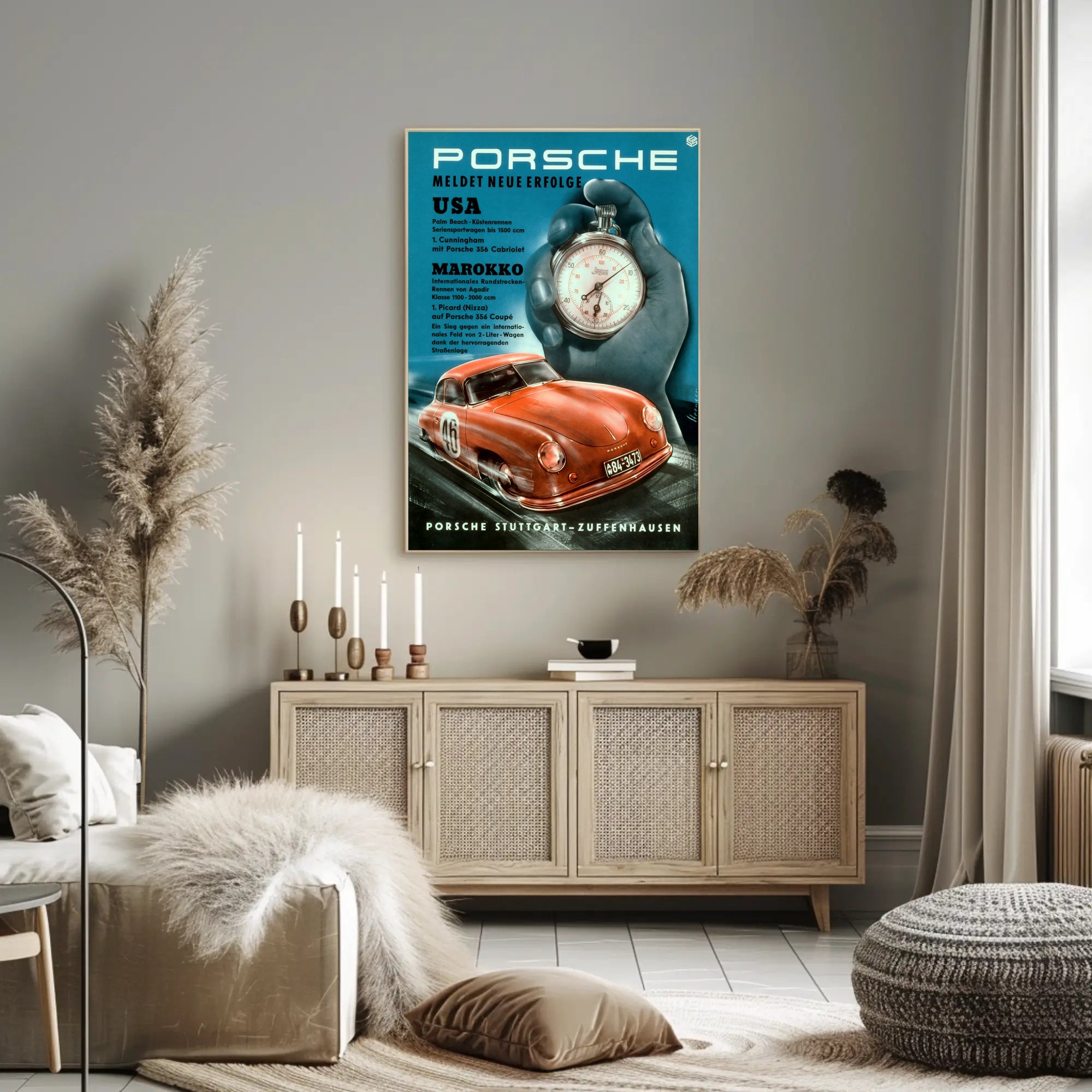 Porsche Racing Successes Poster