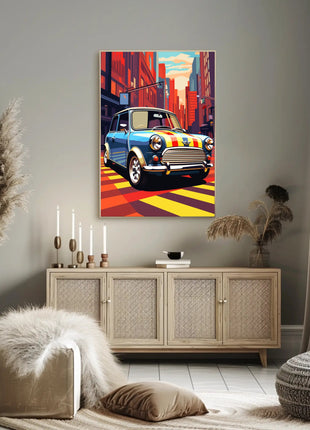 Classic Car Vibrance Pop Culture Poster