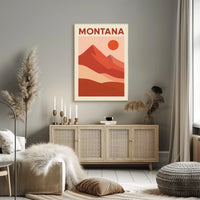 Montana Landscape Poster