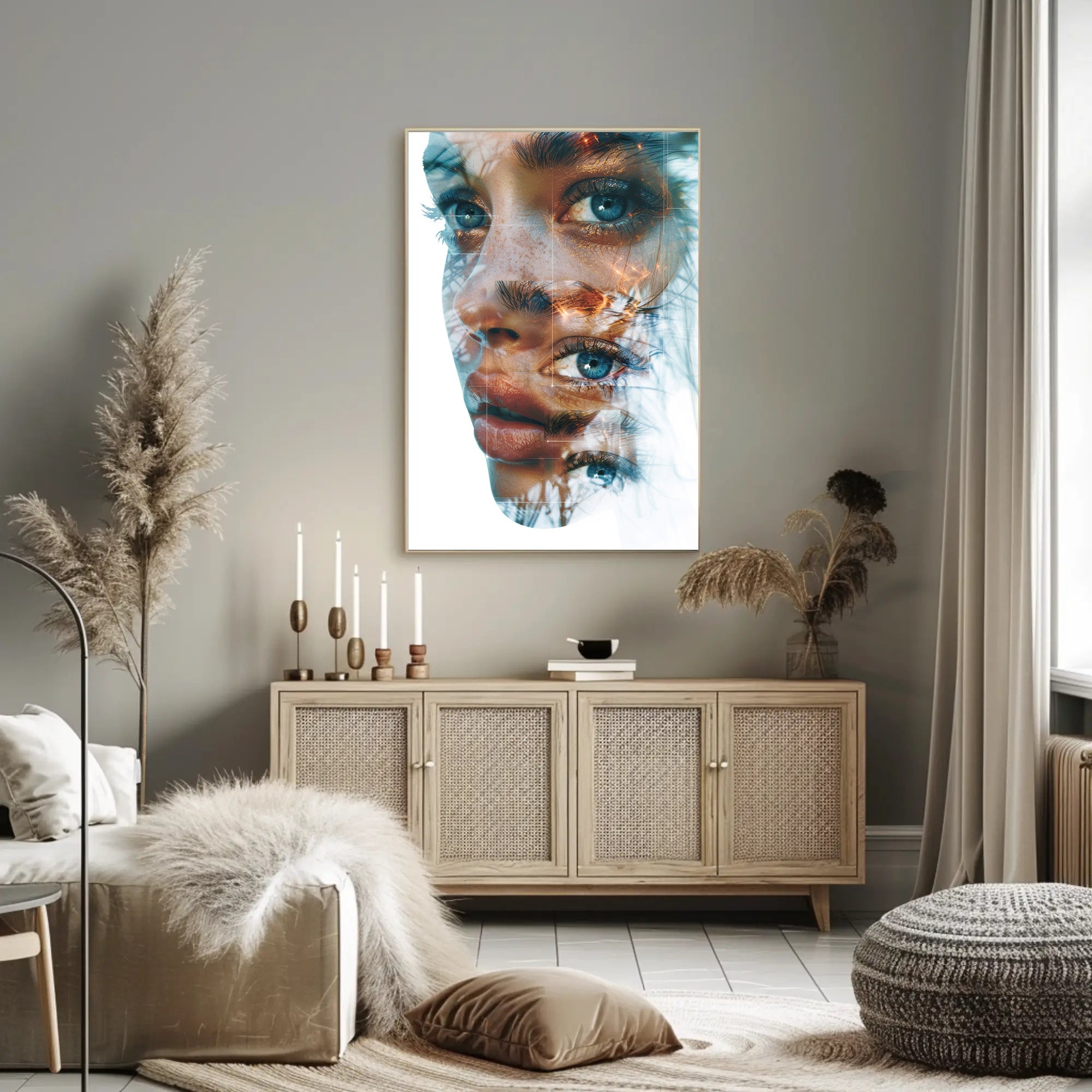 Mysterious Cloaked Figure Fantasy Art Poster Print PosterGoat