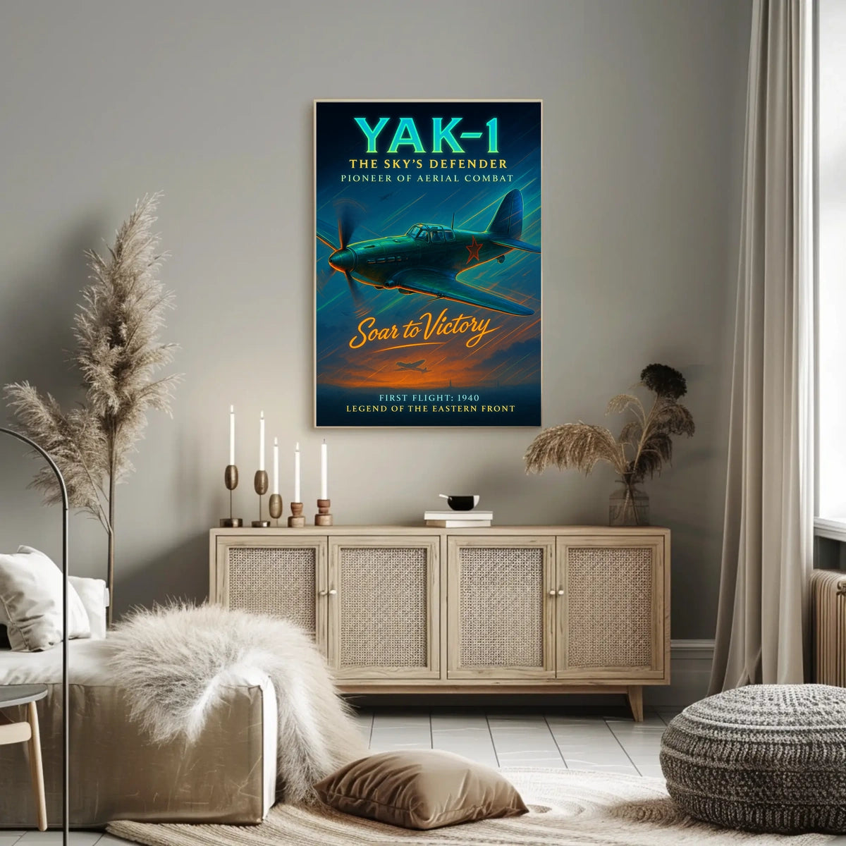 Yak-1 The Skys Defender Poster