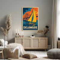 Delaware Travel Poster