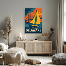 Delaware Travel Poster