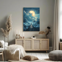 Surreal Road to the Sky Fantasy or Mythology Poster PosterGoat