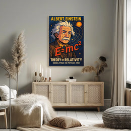 Albert Einstein Theory Of Relativity Poster