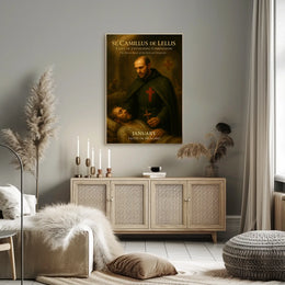 St. Camillus de Lellis Patron of the Sick and Hospitals Poster