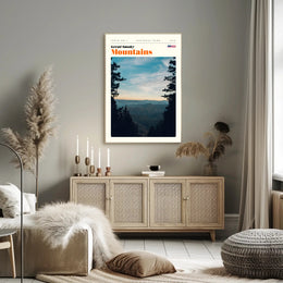 Great Smoky Mountains Scenic Poster Print