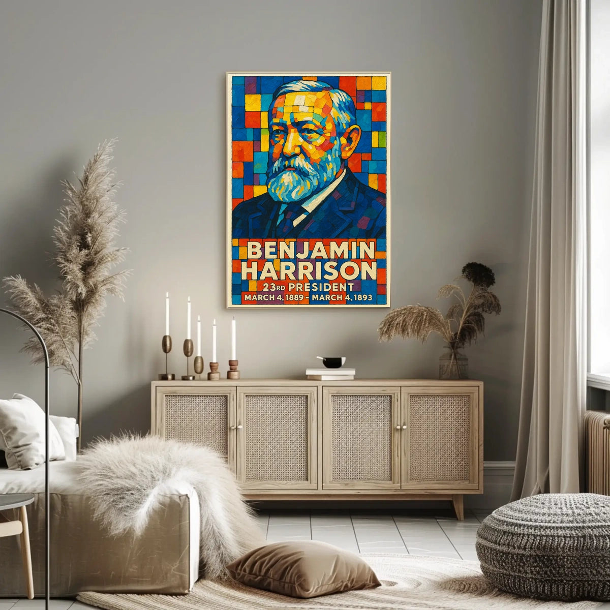 Benjamin Harrison 23rd President Poster