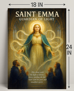Saint Emma Guardian of Light Poster PosterGoat