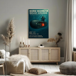 George Washington Nuclear Submarine Poster PosterGoat