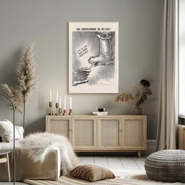 Give Schicklegruber the Hot-Foot! Poster PosterGoat