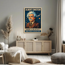 Albert Einstein Theory Of Relativity Poster