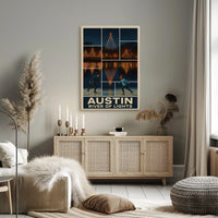 Austin River Of Lights Poster