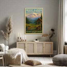 Mount Rainier National Park Wall Art Print