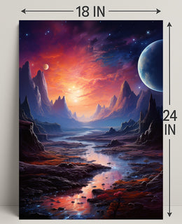 Celestial Landscape Poster PosterGoat