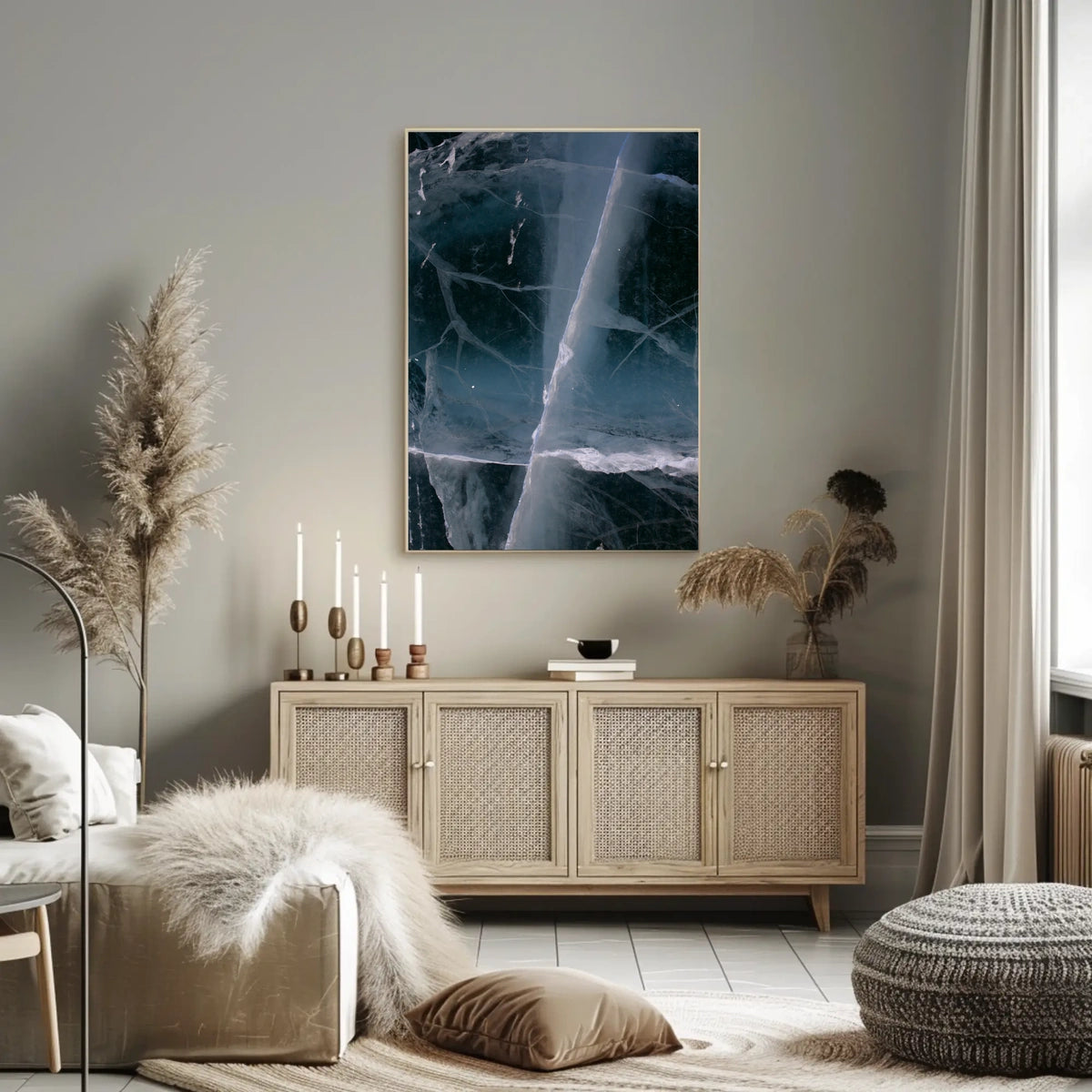 Crystalline Patterns Poster