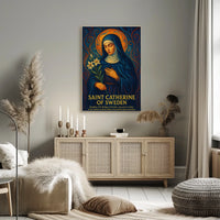 Saint Catherine of Sweden Poster