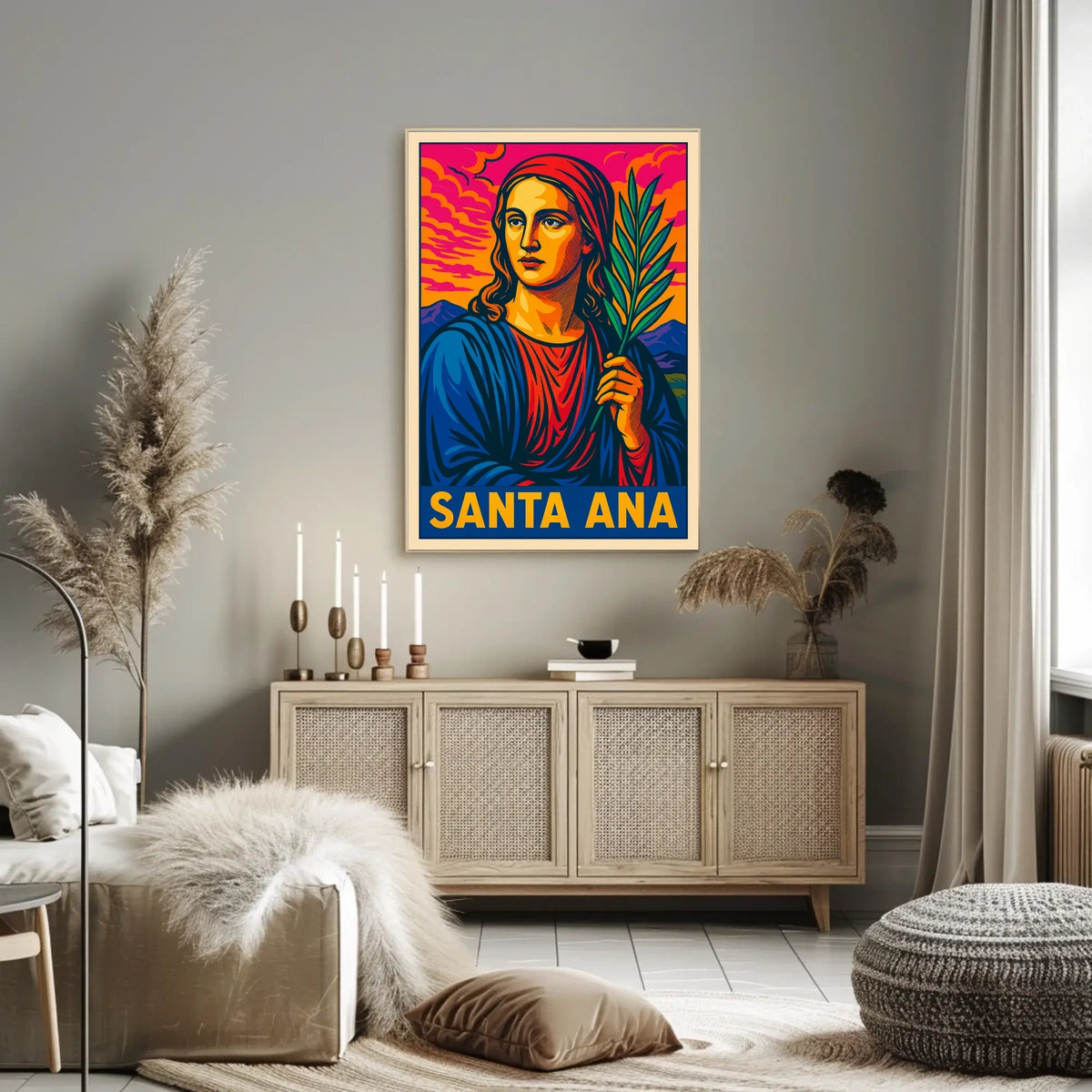 Santa Ana Saint Poster