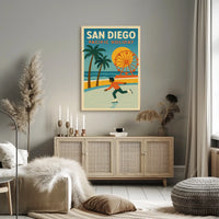 San Diego Pacific Holiday Poster
