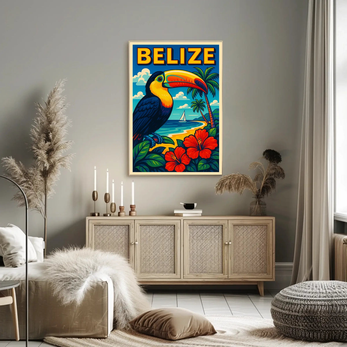 Belize Tropical Paradise Poster