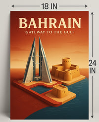 Bahrain Gateway to the Gulf Cultural Heritage Poster
