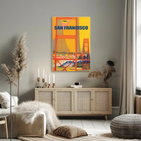 San Francisco Travel Poster