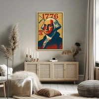 1776 George Washington Presidential Wall Poster Art