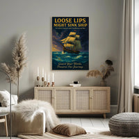 Loose Lips Sink Ships WWII Propaganda Poster