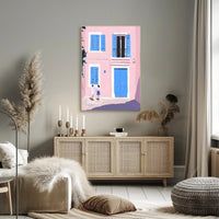 Serene Street Scene Poster Wall Art Print