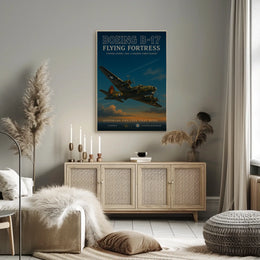 Boeing B-17 Flying Fortress Poster