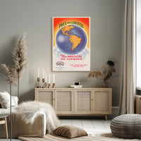 Free and United: Pan American Day Poster PosterGoat