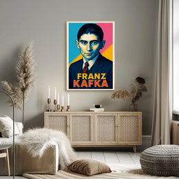 Franz Kafka Portrait Poster