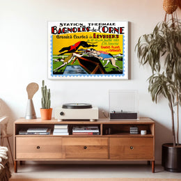 Greyhound Racing Bagnoles-de-l'Orne 1925 Sports Poster PosterGoat