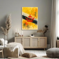 Brunei Flag Watercolor Art Poster