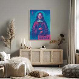 Saint Camilla Protector of the Sick and Suffering Poster
