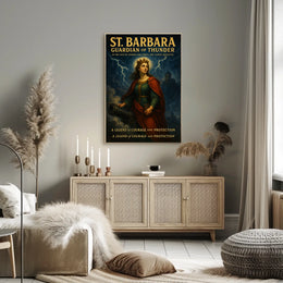 St. Barbara Guardian of Thunder Poster