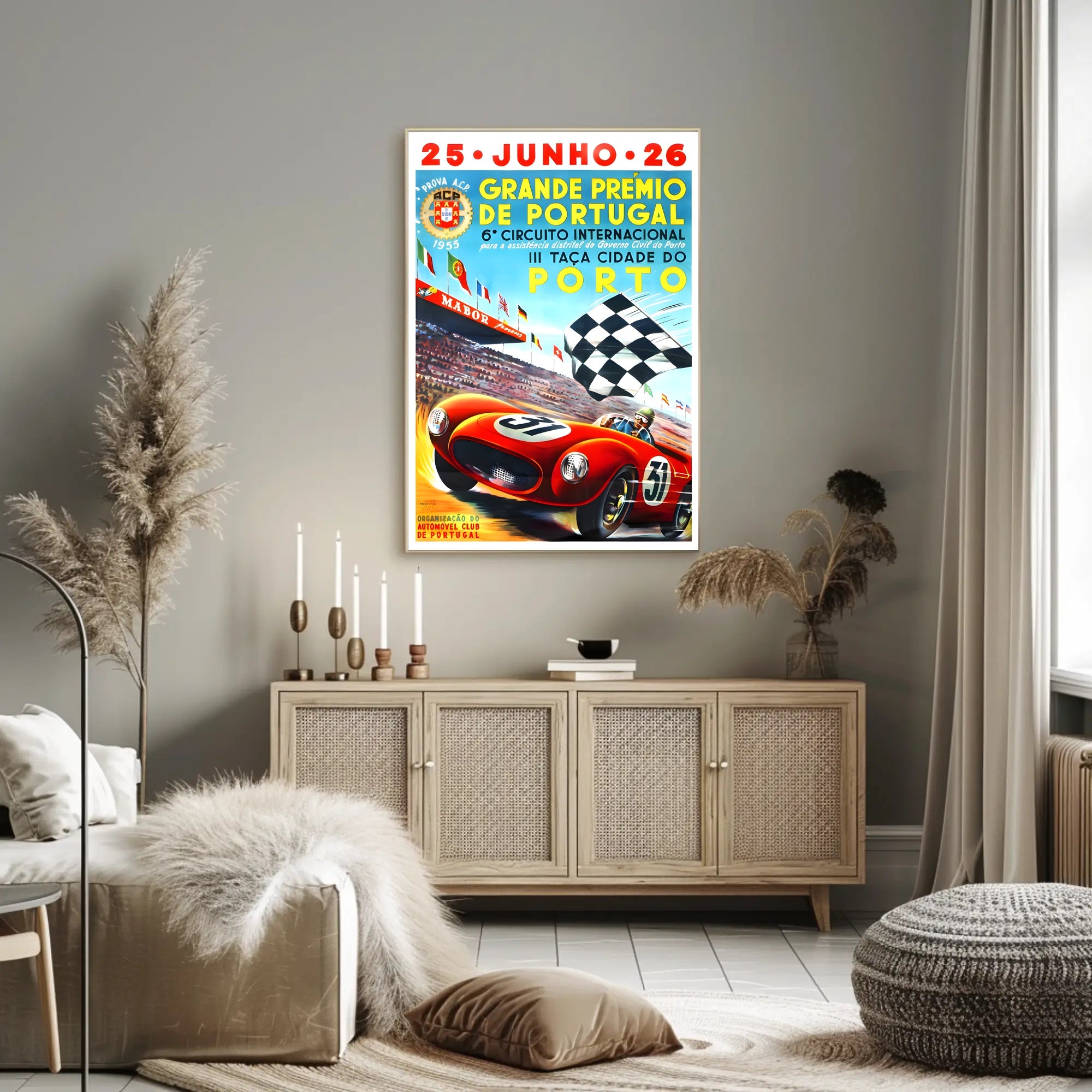 Grande Prémio de Portugal 1955 Poster