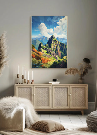 Machu Picchu Adventure Travel Poster