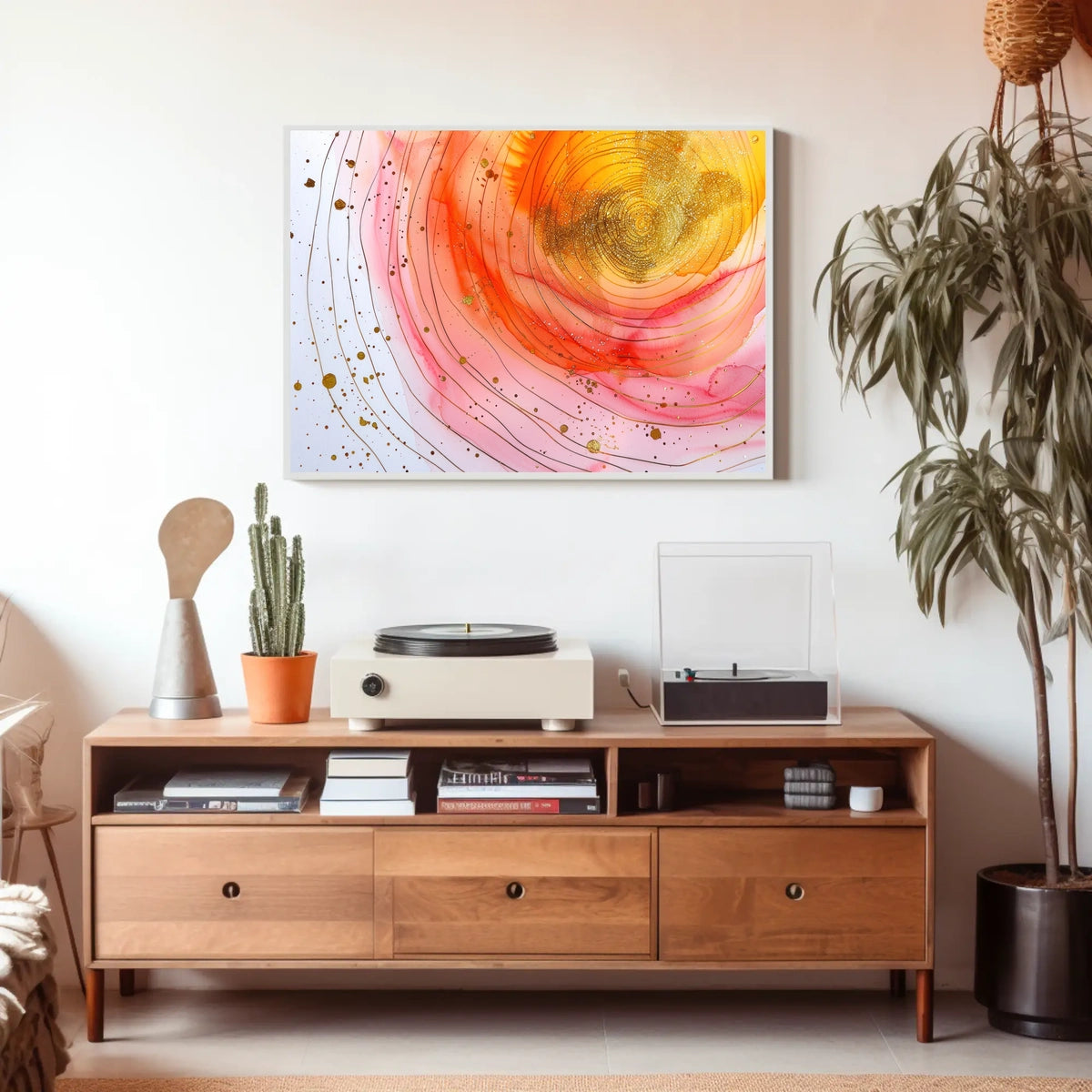 Radiant Abstraction Poster