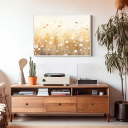 Abstract Floral Harmony Poster