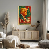 Step 1: Identify the correct poster category: Political or Propaganda Poster

Step 2:
Christmas 2025 Visionary Presidential Portrait Poster