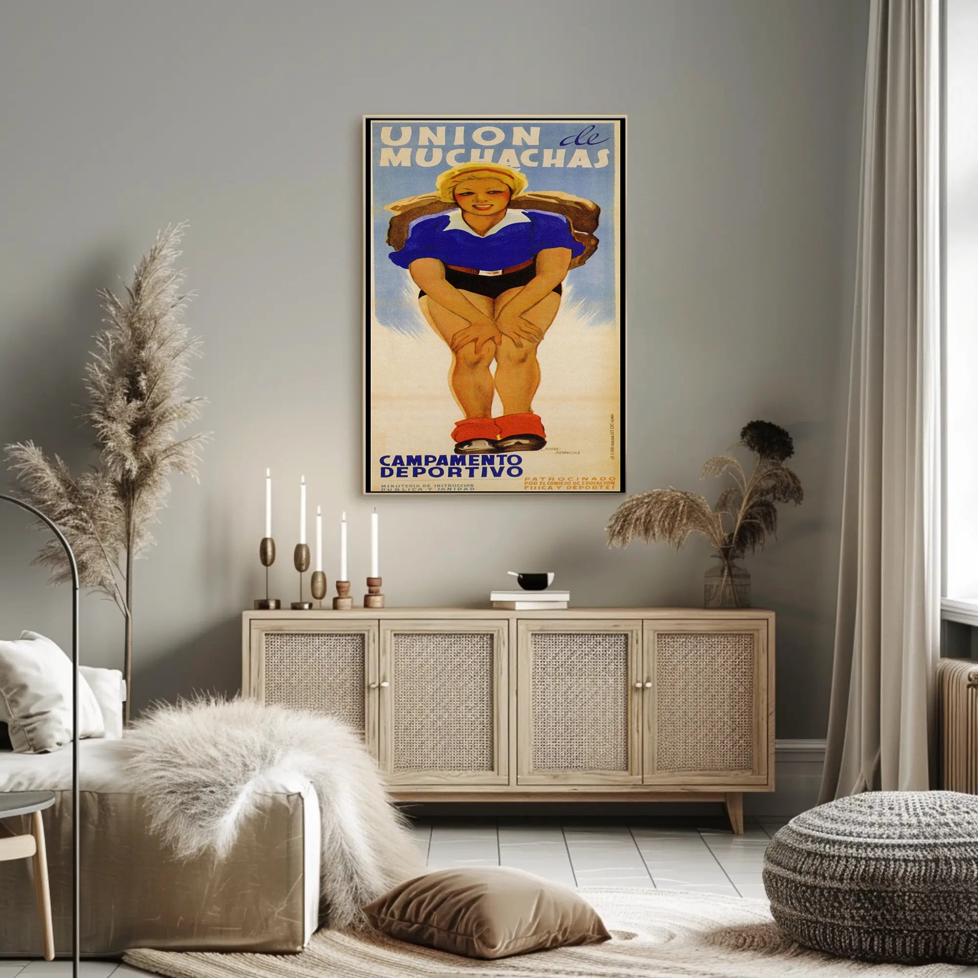 Union of Girls: Vintage Sports Camp Poster