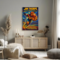 Jim Thorpe Legendary Athlete Poster