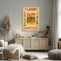 U.S. Marine Corps 'Soldiers of the Sea' Recruitment Poster