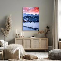 Winter Mountain Serenity Poster