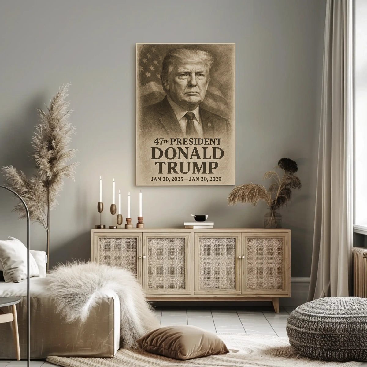 Donald Trump 47th President Poster