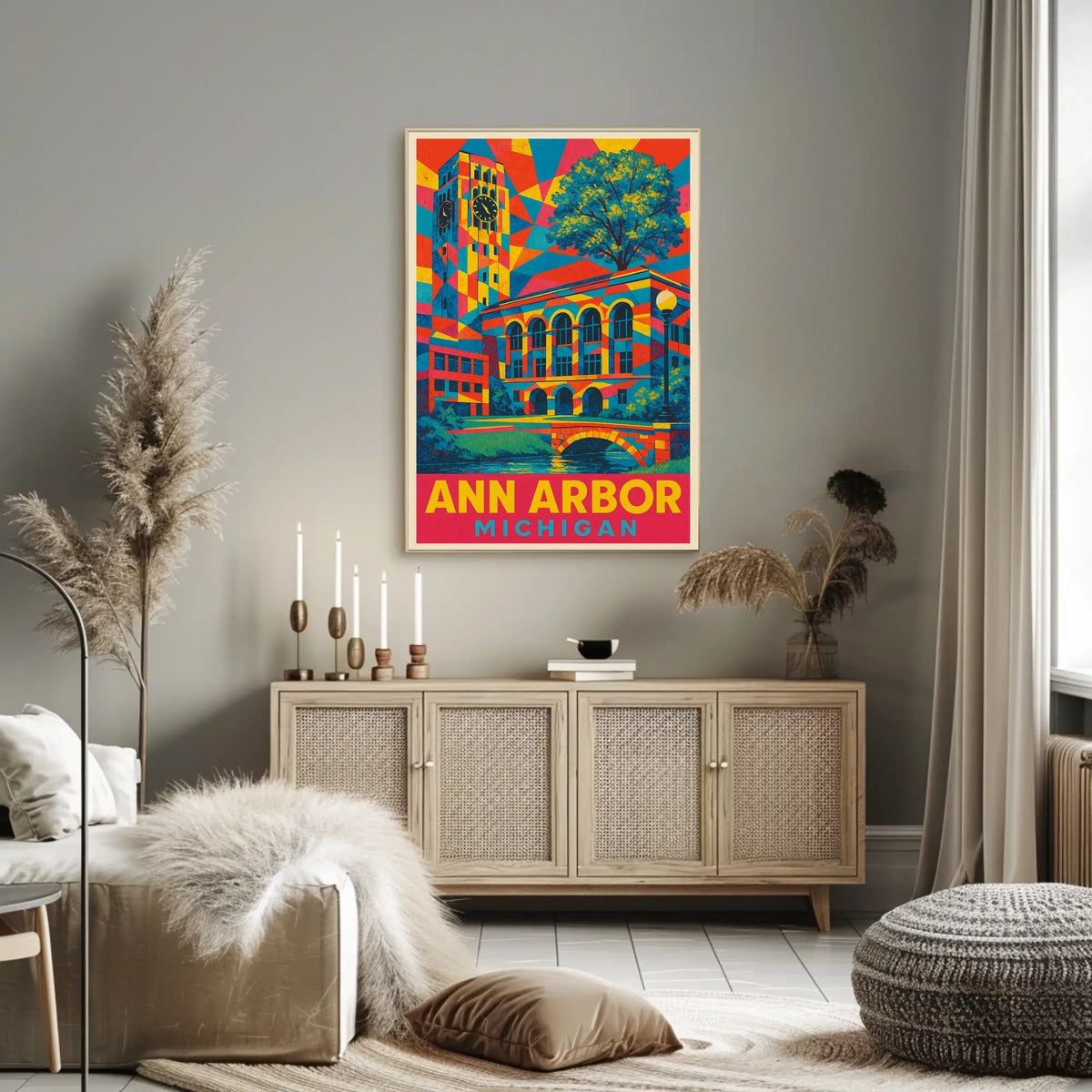 Ann Arbor, Michigan Poster