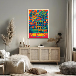 Ann Arbor, Michigan Poster